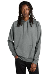 Allmade® Unisex Organic CVC Fleece Pullover Hoodie - Aluminum Grey Heather - XS